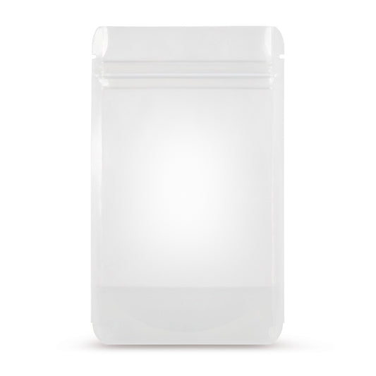 Stand-up pouch transparent — Close-up of the material and finishing quality