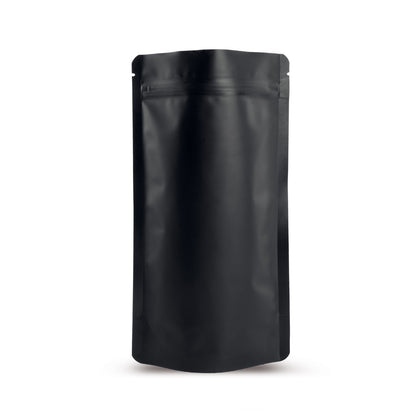 Stand-up pouch matt black — Main view direct from manufacturer Elke Plastic
