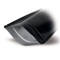 Stand-up pouch matt black — Colour variant view for different brand looks