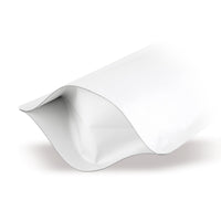 Stand-up pouch matt white — Product detail view (image 4) focusing on material and finishing