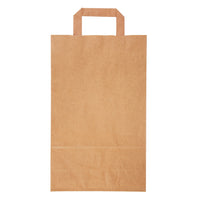 Paper carrier bags brown — Colour variant view for different brand looks