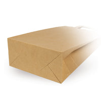 Paper carrier bags brown — Colour variant view for different brand looks