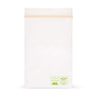 Biodegradable ziplock bags without labeling strips PLA 50 microns — Main view direct from manufacturer Elke Plastic