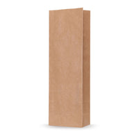 Block bottom bags natural kraft — Main view direct from manufacturer Elke Plastic