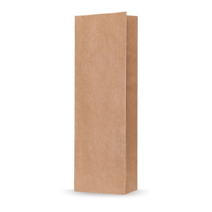 Block bottom bags natural kraft — Main view direct from manufacturer Elke Plastic