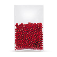 LDPE flat bags 100 microns — Close-up of the LDPE material and film thickness
