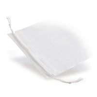 LDPE drawstring bags 50 microns — Detail view in a typical packaging application with content example