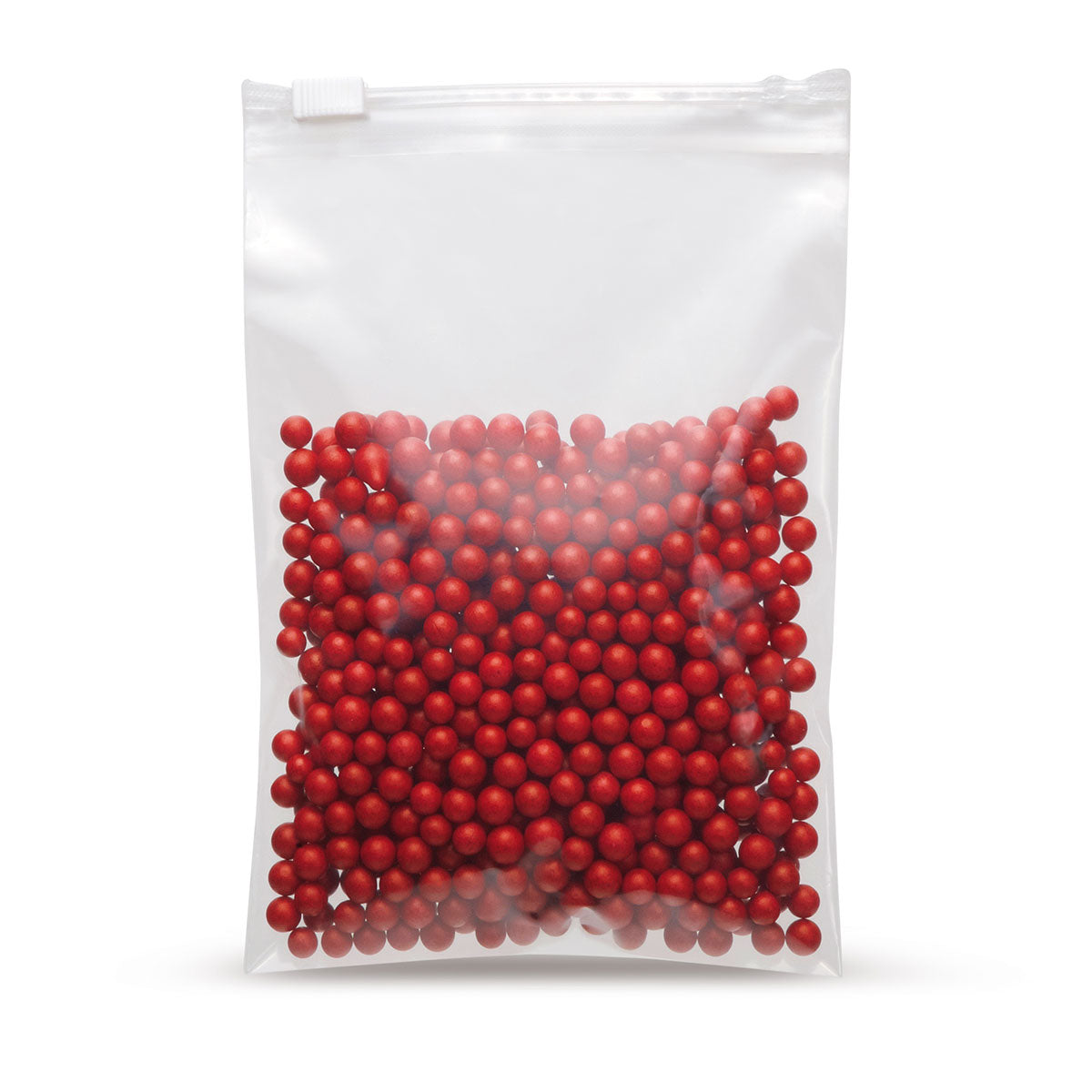 LDPE slider bags 60 - 70 microns — Close-up of the LDPE material and film thickness