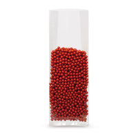 Side gusset bags with sealed seam 30 microns — Close-up of the material and finishing quality