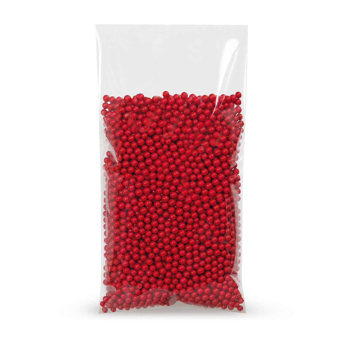 PP flat bags 40 microns — Close-up of the PP material and film thickness