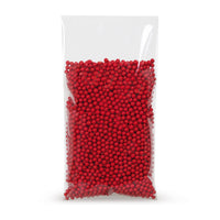 PP flat bags 40 microns — Close-up of the PP material and film thickness