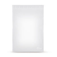rLDPE press-seal bags with recycled content without writing strips 90 microns — Main view of the bag with recycled content from Elke Plastic