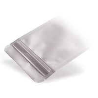 Stand-up pouches aluminum — Detail view in a typical packaging application with content example