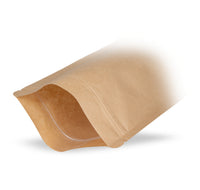 Stand-up pouches kraft paper aluminium-free — Application view of the bag in a packaging scenario