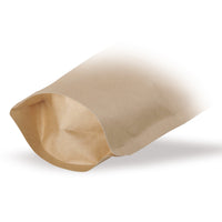 Stand-up pouches kraft paper — Variant overview with different material and colour options