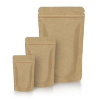 Stand-up pouches kraft paper — Application view in real-world use during the packaging workflow