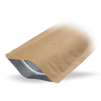 Stand-up pouch kraft paper with aroma protection valve — Application view of the bag in a packaging scenario