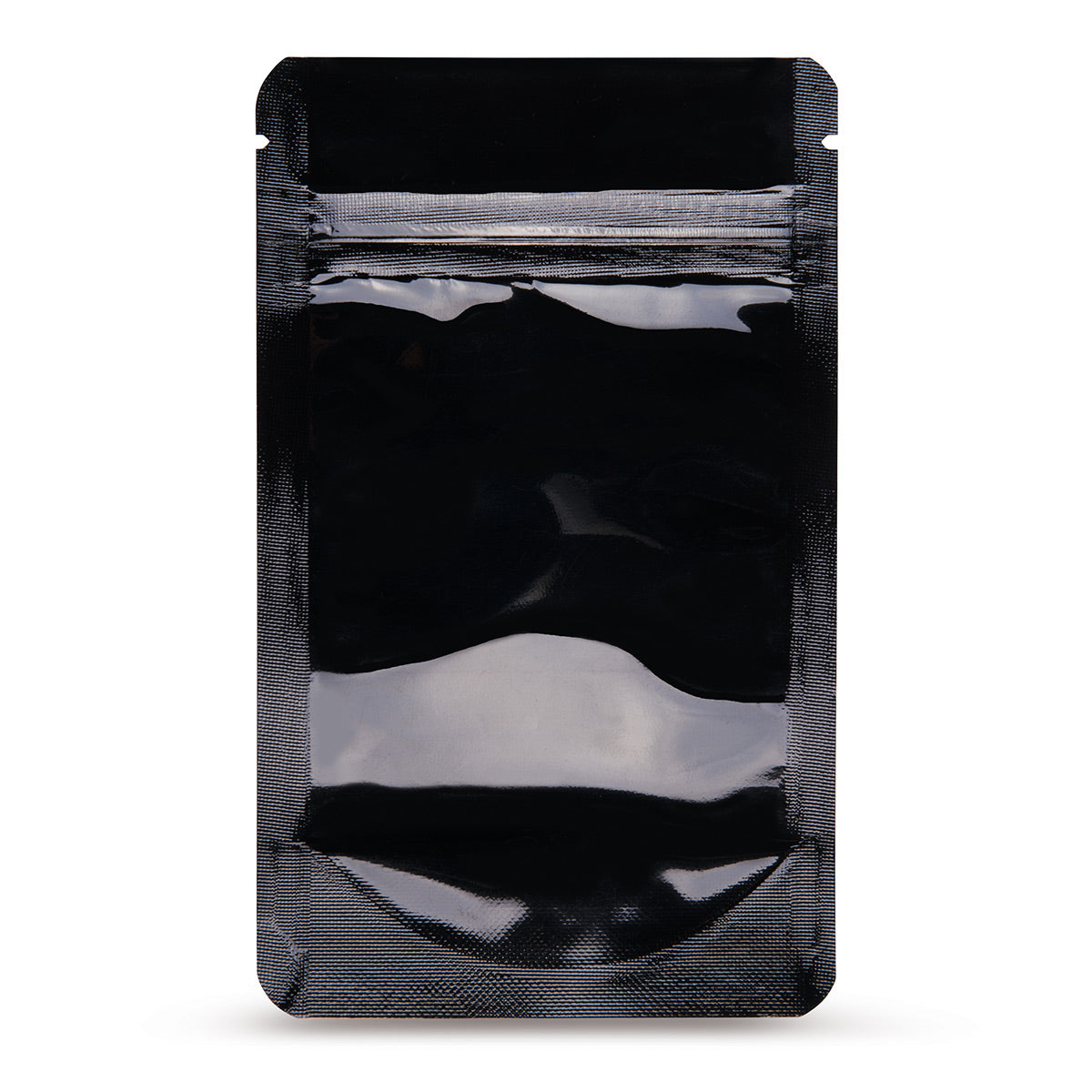 Stand-up pouch black — Main view direct from manufacturer Elke Plastic