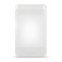 Stand-up pouch transparent — Close-up of the material and finishing quality
