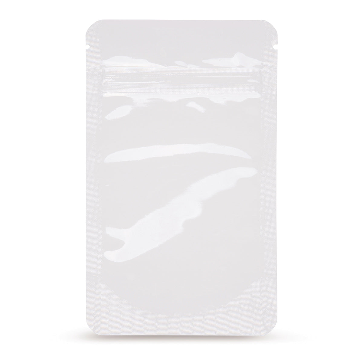 Stand-up pouch white — Main view direct from manufacturer Elke Plastic