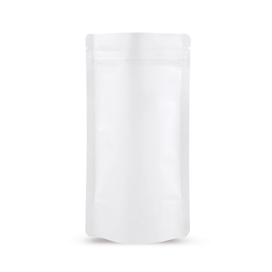 Stand-up pouch matt white