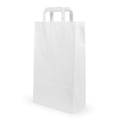 Paper carrier bag white