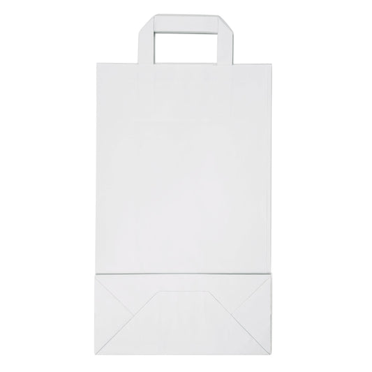 Paper carrier bag white
