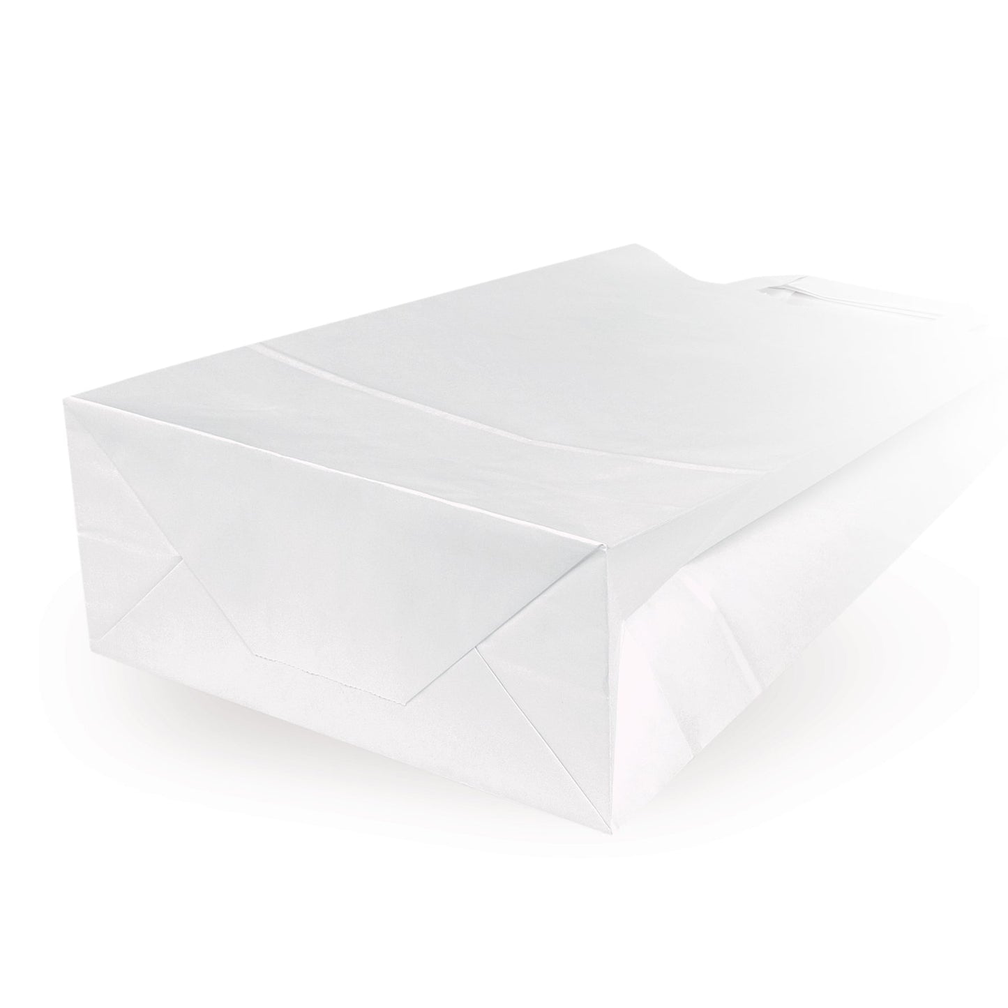 Paper carrier bag white