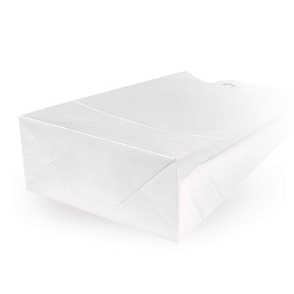 Paper carrier bag white