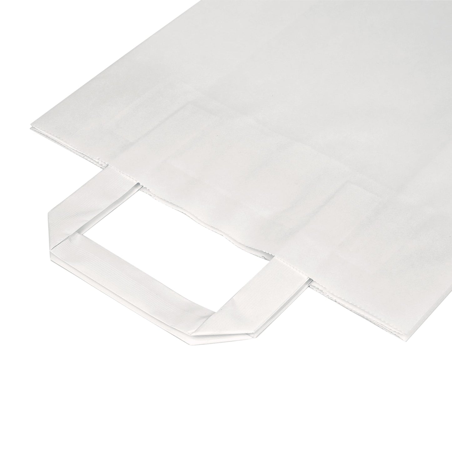 Paper carrier bag white