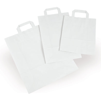 Paper carrier bag white