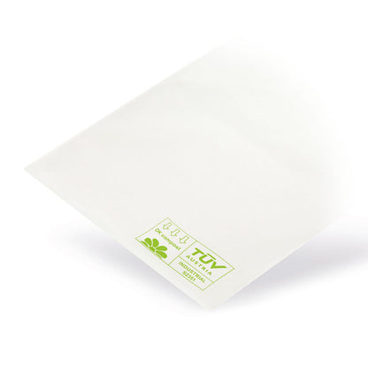 Biodegradable pressure seal bags without labeling strips PLA 50 mµ