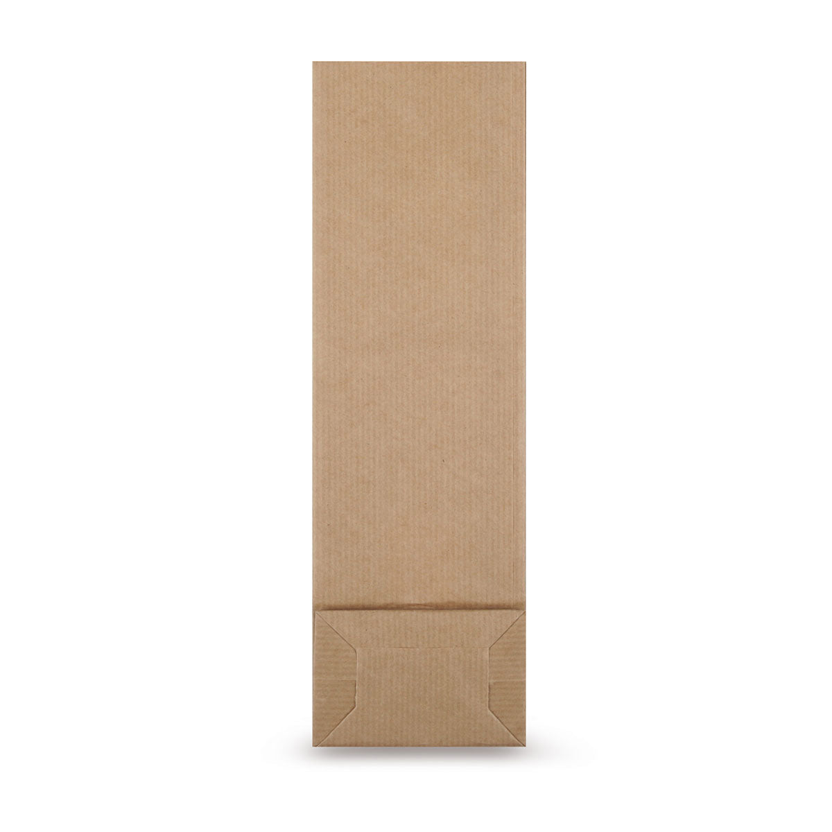 Natural soda block bottom bag with viewing window