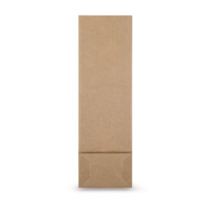 Natural soda block bottom bag with viewing window