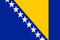 A picture of the flag of Bosnia & Herzegovina