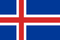 A picture of the flag of Iceland