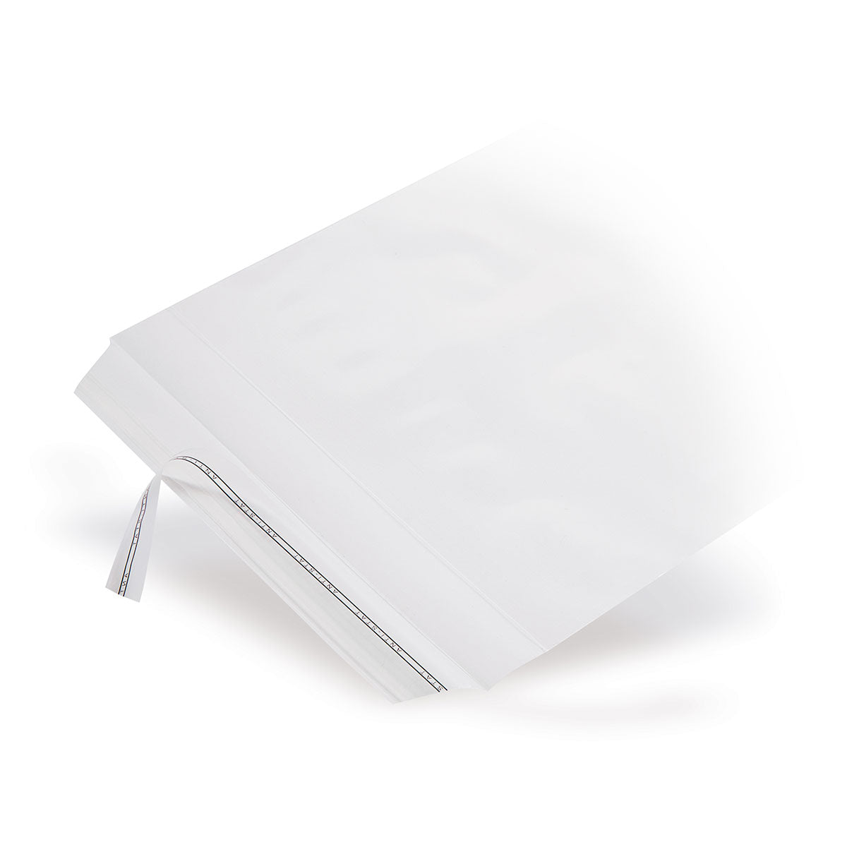 PP adhesive seal bag with beveled flap and air hole 50 mµ