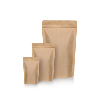 Stand-up pouches Kraft paper Aluminum-free
