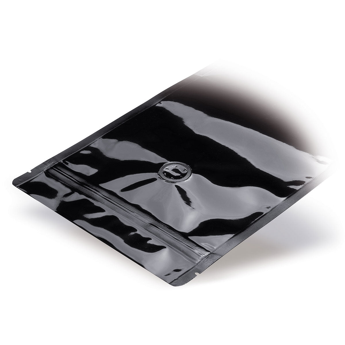 Stand-up pouch black with aroma protection valve
