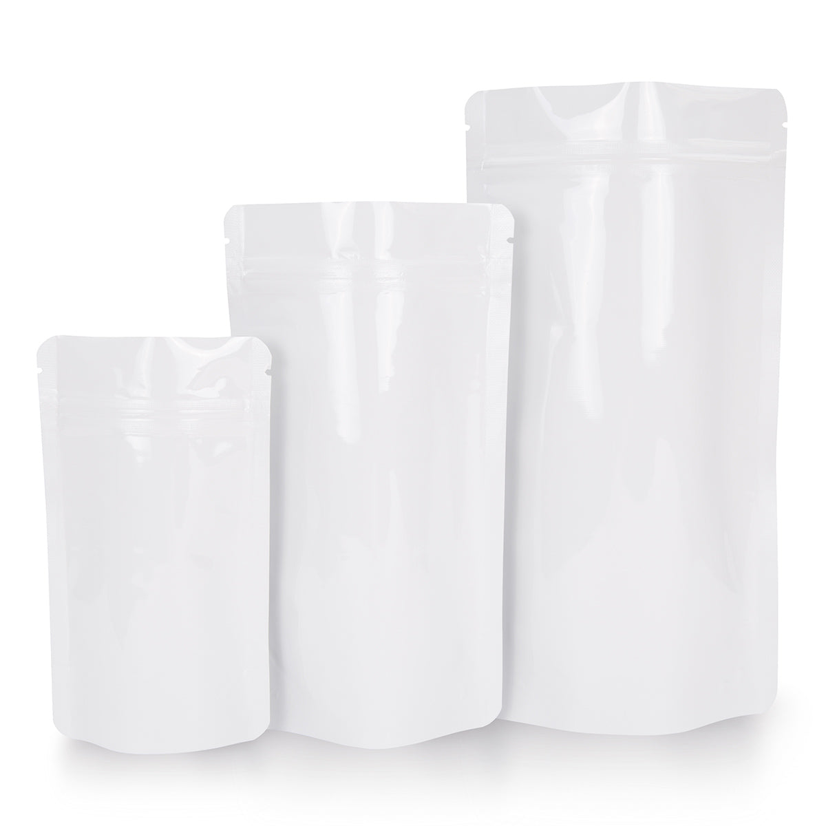 Stand-up pouch white