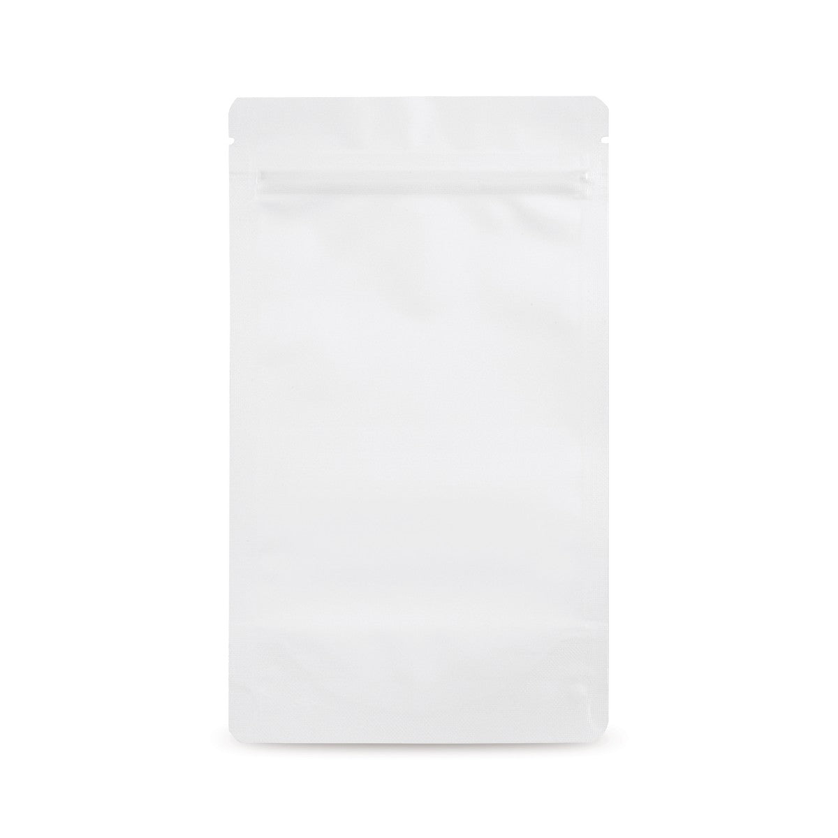 Bolsa de pie blanca mate