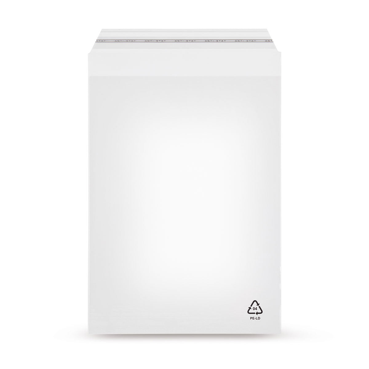 Bolsas de cierre adhesivo LDPE con solapa biselada sin orificio de ventilación 50 - 70 mµ