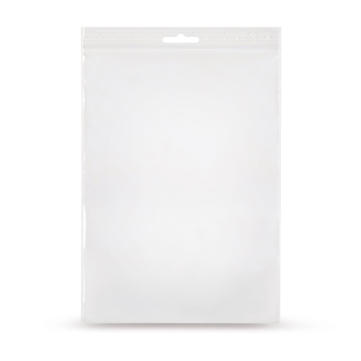 Sachet à fermeture à pression en LDPE avec perforation européenne 50 mµ