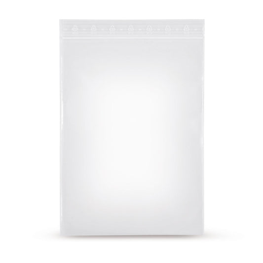 Sachet à fermeture à pression en LDPE sans bande d'inscription 90 mµ