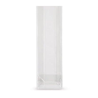 Sachet à fond plat en OPP-CPP avec soufflet latéral 40 mµ