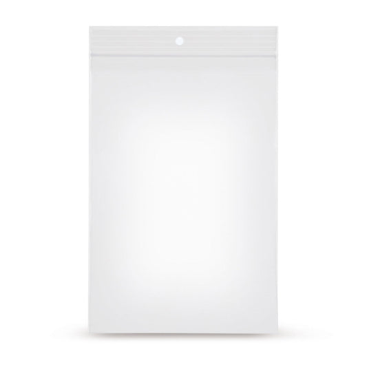 PP cipzáras tasak kerek lyukkal, 50 mµ