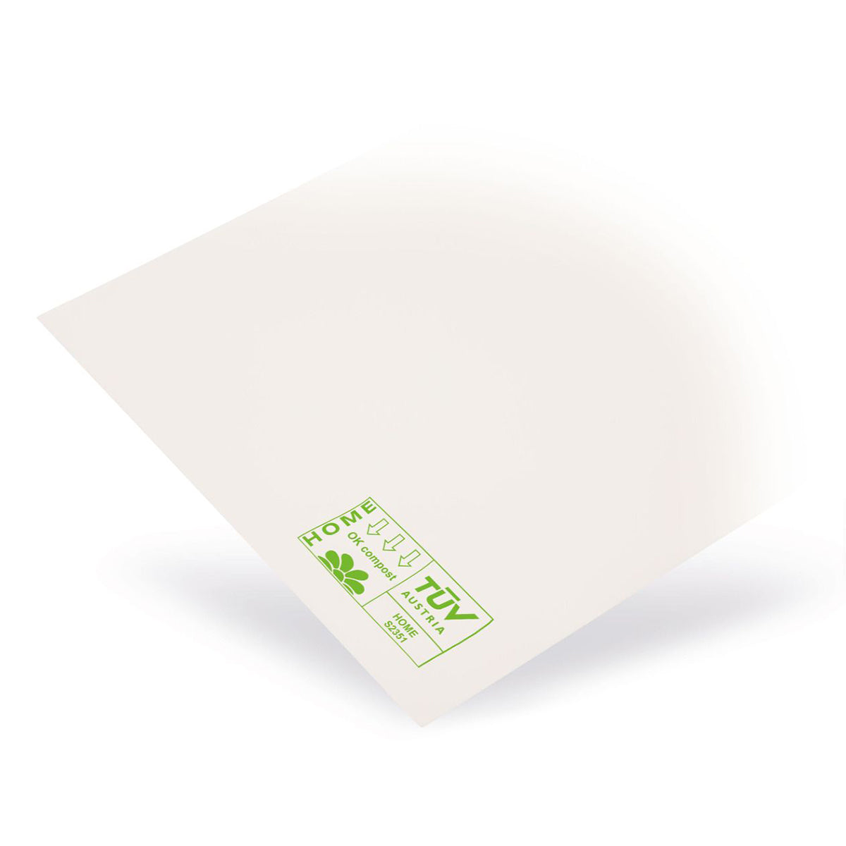 Biologisch afbreekbare platte zak PLA 50 mµ