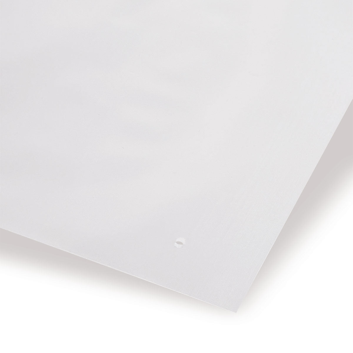 PP zelfklevende sealzak met afgeschuinde flap en luchtgat 50 mµ