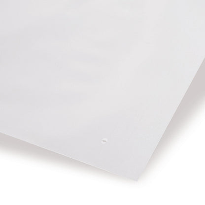 PP zelfklevende sealzak met afgeschuinde flap en luchtgat 50 mµ