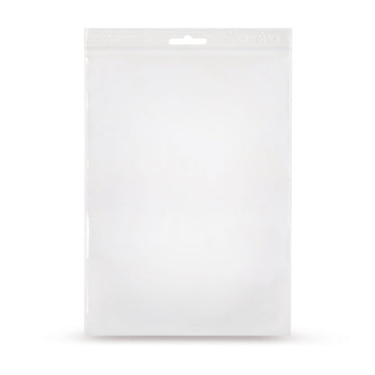 Saco ziplock LDPE com furo Euro 50 mµ